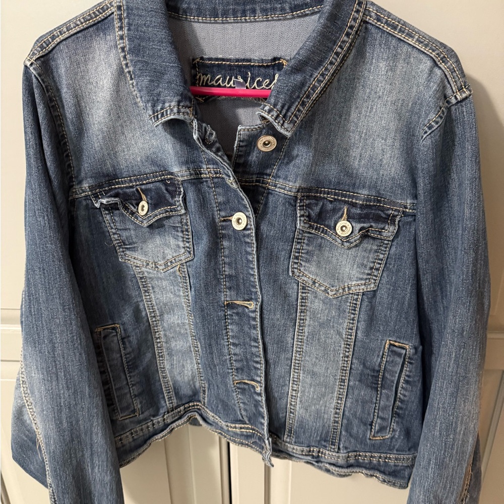 Maurices Blue Jean Jacket Classic Denim Style